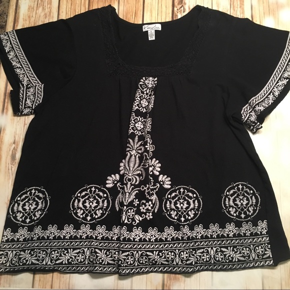 Kim Rogers Tops - Kim Roger’s “Woman” Collection dressy blouse 1X